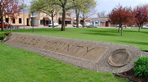 Nobles County Sign Worthington Minnesota Located On The Flickr