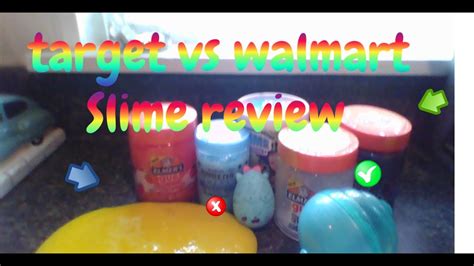 Target Vs Walmart Slime Review Youtube