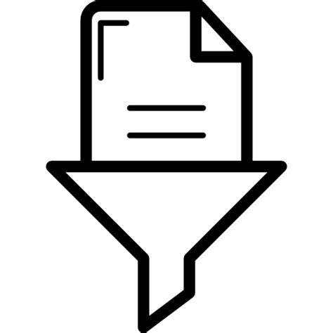 Filtering Data Icon