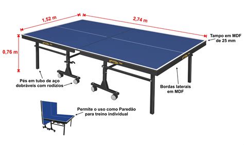 medidas da mesa de ping pong educabrilha