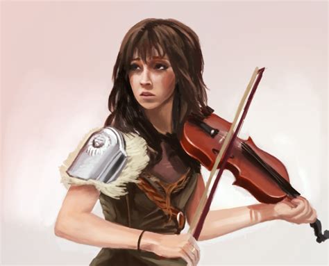 A Girl With Violin By Farv On Deviantart
