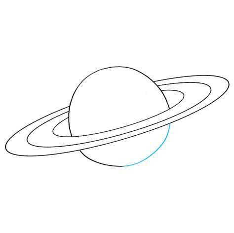 How To Draw Saturn Really Easy Drawing Tutorial Online Library Gospring