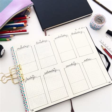 Bullet Journal Weekly Spread 5 Reasons To Use A Weekly Spread