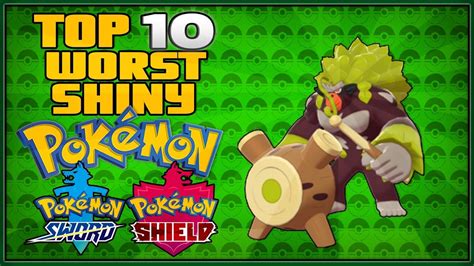 Top 10 Worst Shiny Pokémon In Sword And Shield Youtube