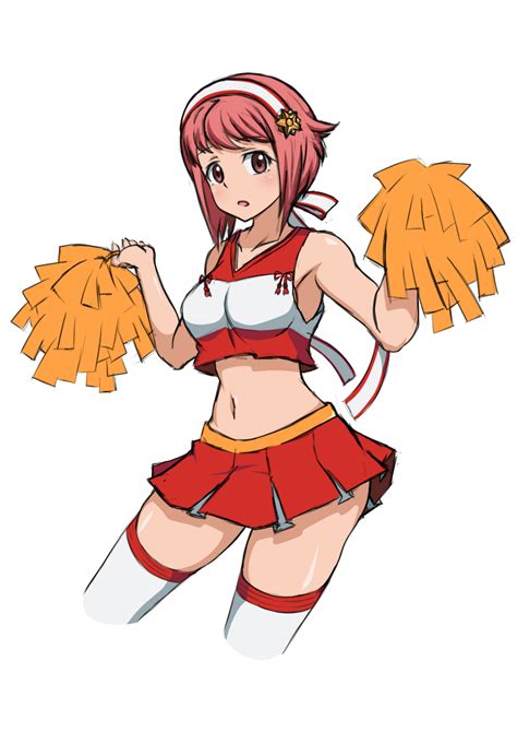 Rule 34 1girls 86 Shiki Alternate Costume Armpits Bare Midriff Bare Thighs Breasts Cheerleader