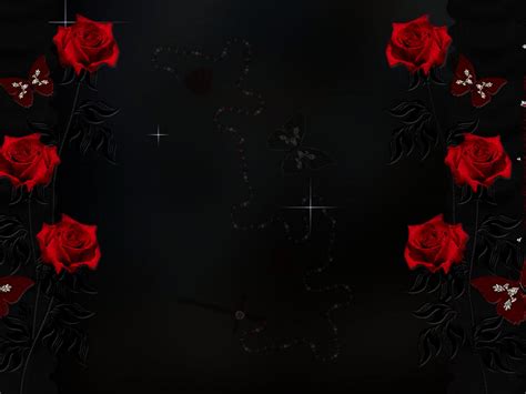 Red And Black Rose Wallpapers 11 Desktop Background Background Black