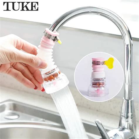 Tuke Universal 360 Rotation Faucet Bubbler Swivel Water Saving Economizer Head Shower Kitchen