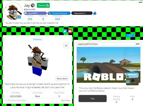 Roblox Profile Update By Stormfx93rblx On Deviantart