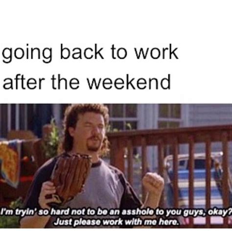 Going Back To Work After The Weekend Work Humor Work Memes Back To