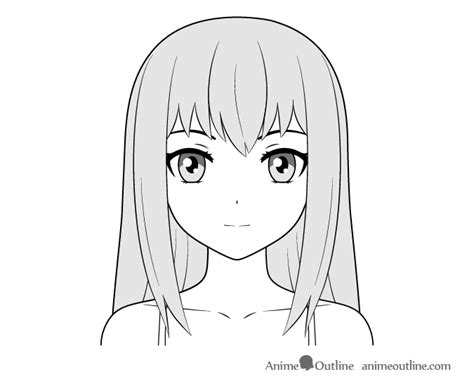 How To Draw An Anime Girl Face Step By Step
