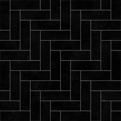 Black Herringbone Tiles 01 Free Pbr Texture From