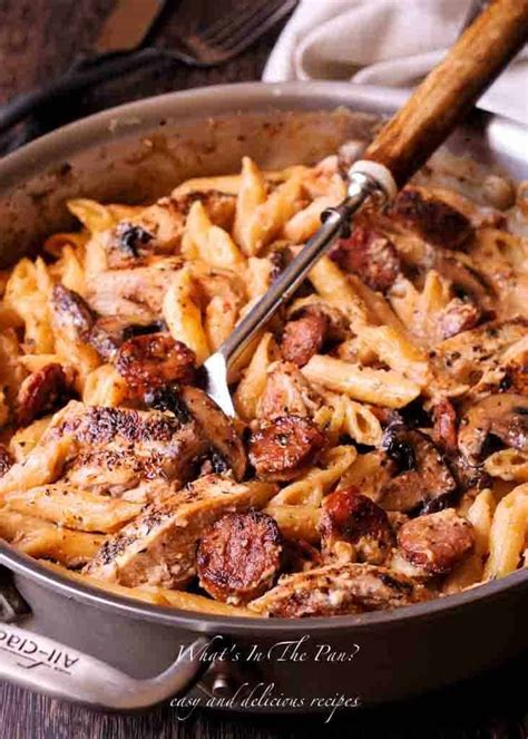 Large shrimp (peeled and deveined) kosher salt and fresh cracked black pepper (to taste) 1 teaspoon cajun seasoning (or creole seasoning) Creamy Cajun Chicken Pasta with Smoked Sausage | Recipes ...