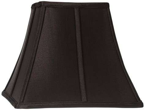 Square Curved Black Lamp Shade 6x11x975 Spider 39136 Lamps Plus
