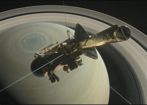 Nasa Cassini Video Saturn Probe Explodes As Scientists Crash Spaceship