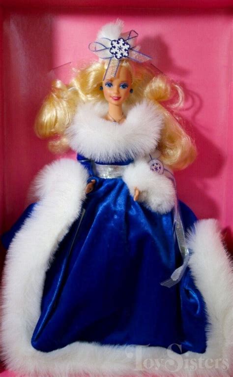 1990 FAO Schwarz Winter Fantasy Barbie 5946 Toy Sisters