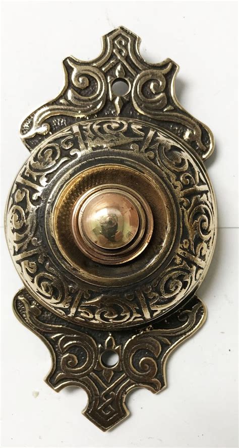 1890s Antique Push Button Decorative Doorbell 533001 Etsy