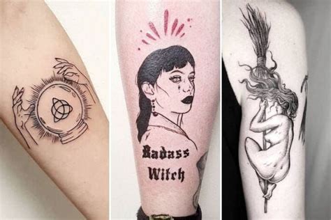69 Witchy Tattoos To Activate Your Magical Power Tattoos Shadow