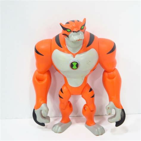 Ben 10 Rath Tiger Alien Toy Action 4 Figure 2010 Bandai Cartoon