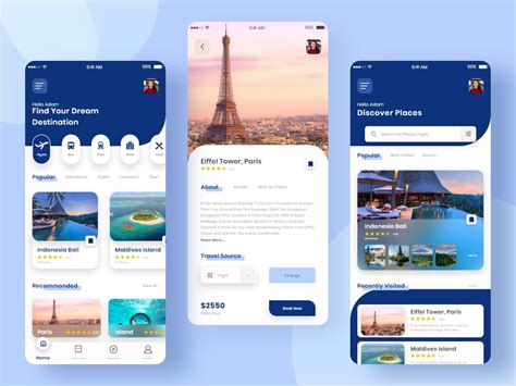 Travel App Concept Ui Uplabs