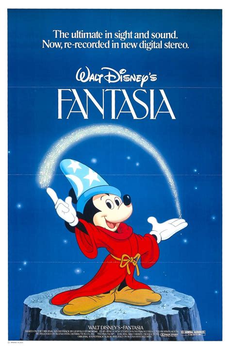 Fantasia Fantasia Disney Walt Disney Pictures Animated Movie Posters
