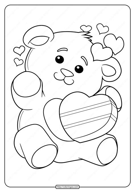 Valentines Day Coloring Cards Pdf