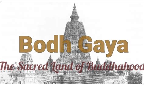 Bodhi Gaya The Sacred Land Of Buddhahood Audiobuddha