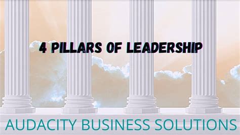 4 pillars of leadership