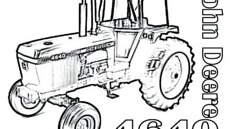 Case Tractor Coloring Pages At Free Printable
