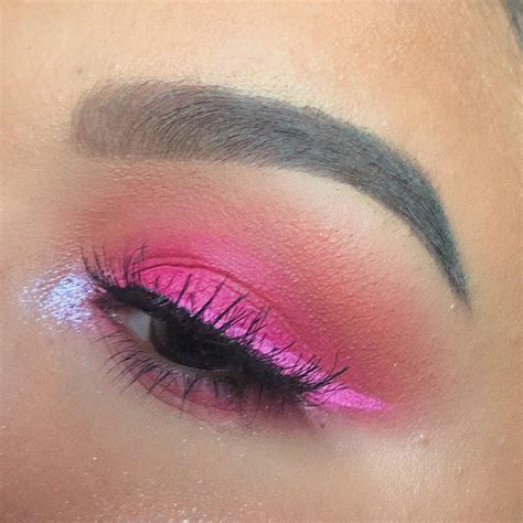 Hot Pink Eyeshadow W Pink Eyeliner Rmakeupaddiction