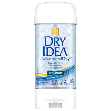 Dry Idea Advanced Dry Clear Gel Unscented Antiperspirant And Deodorant