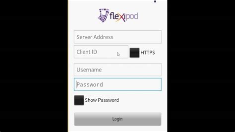 Flexipod Proof Of Delivery App How To Login Youtube