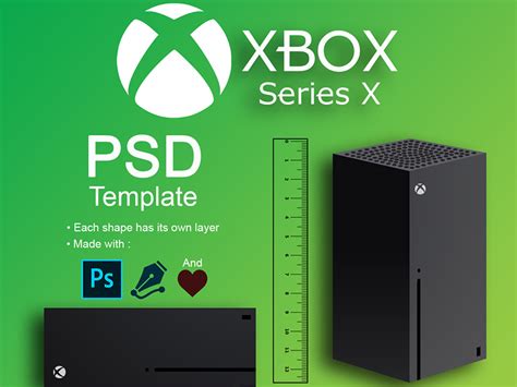 Xbox Series X Template Free Psd Template Psd Repo