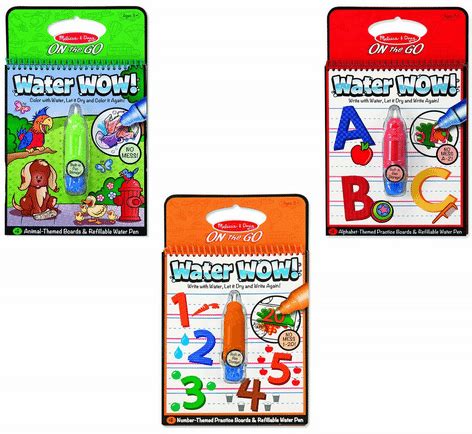 #kids #animals #farmanimals have a comment? Melissa & Doug Water Wow Bundle Animals, Alphabet and ...