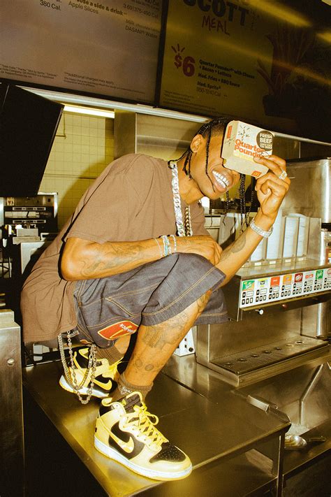 Travis Scott Teams With Mcdonalds For Meal Campaign Merchandise