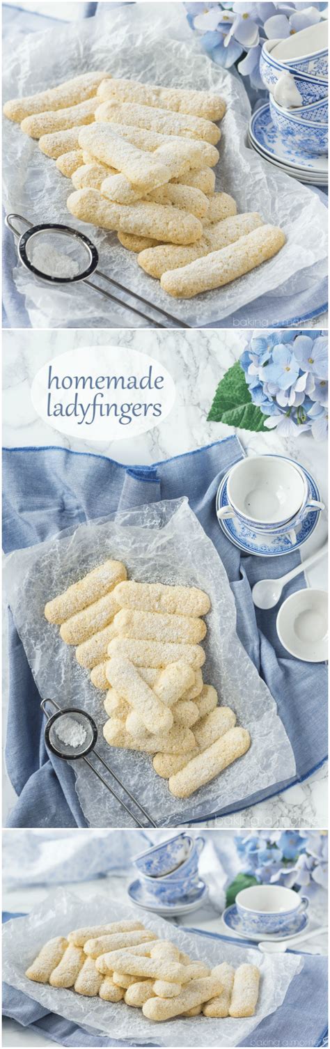 Lady fingers are used for sophisticated french or italian desserts. Homemade Ladyfingers- I've always wondered how to make ...