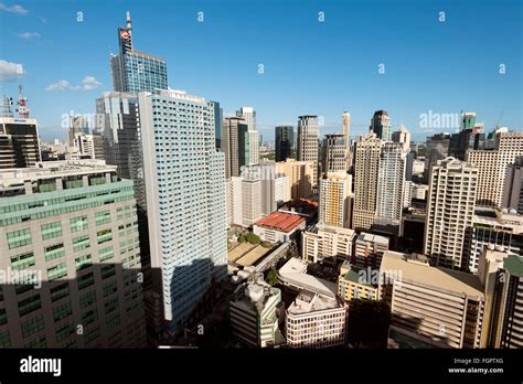 Makati City Skyline Makati City Is One Of The Most Developed Business