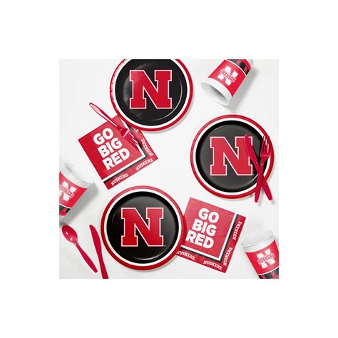 University Of Nebraska Tailgating Kit Nebraska Party Supply Kit