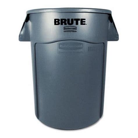 Rubbermaid 2632 Brute 32 Gallon Vented Trash Can Gray Rcp 2632 Gra