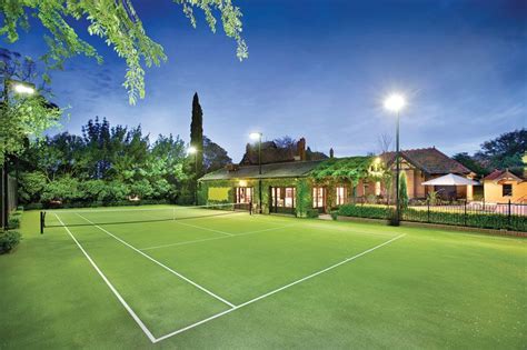 Tennis court is located at the bottom of our vale village, and just around the corner from the university's running track. A magnificent synthetic grass tennis court provides the ...