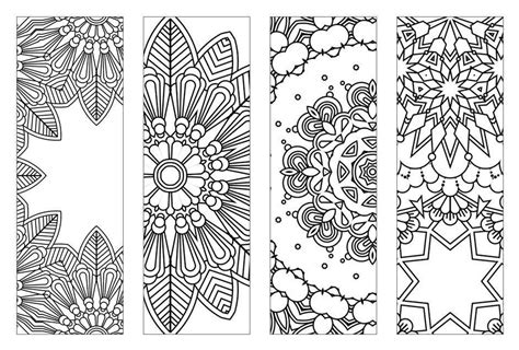 Free Printable Coloring Bookmarks Templates Printable Coloring Pages