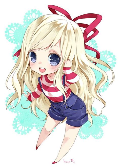 Blonde Chibi Tumblr Anime Dễ Thương Đang Yêu