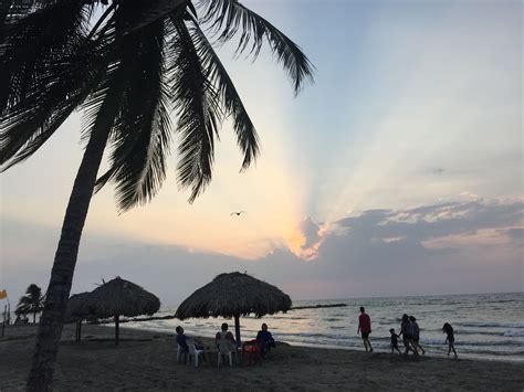 Playas De Coveñas Caribe Colombiano Celestial Sunset Body Outdoor