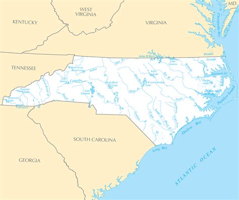 Top 94 Wallpaper Map Of North Carolina And South Carolina Together Superb