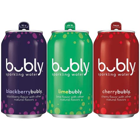 Bubly Sparkling Water Lime Yours Variety Pack 12 Fl Oz Cans 18 Pack