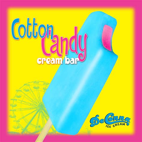Cotton Candy Ice Cream Bar From DeConna Buy In Bulk