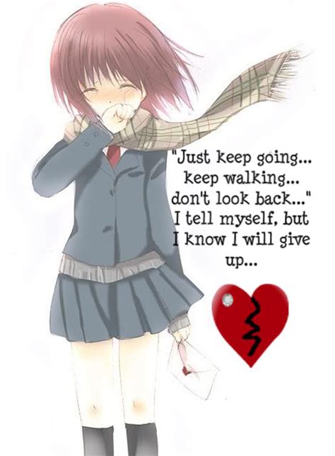 Anime Sad Love Quotes Quotesgram