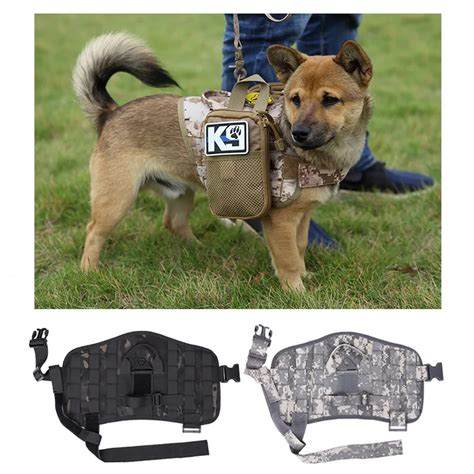 Large Dog Thick Harness Dog K9 Working Hunting Vest Training Modular