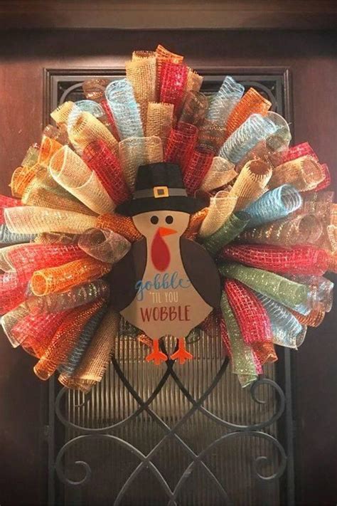 20 Thanksgiving Door Decorating Ideas Thanksgiving Wreaths For Front