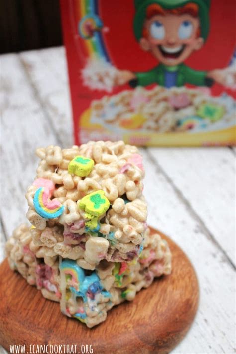 Lucky Charms Marshmallow Treats Recipe I Can Cook That