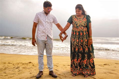 Couple Posing On The Beach Pixahive